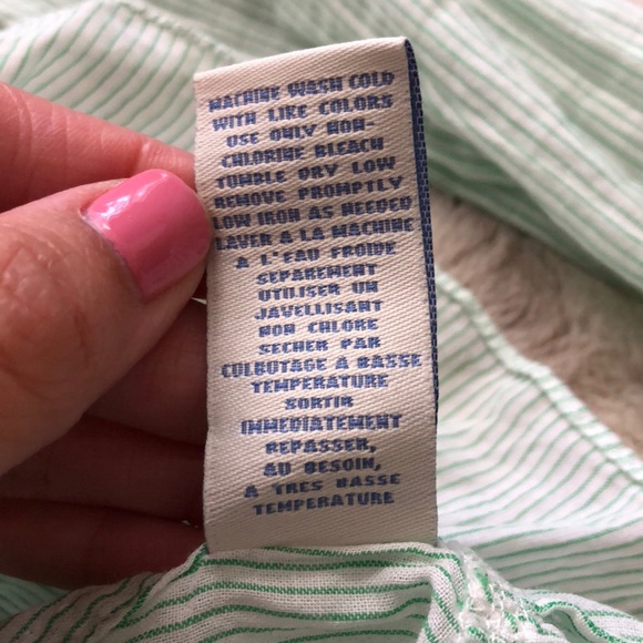 Odille Ruffle-hem button-down blouse - Picture 6 of 7